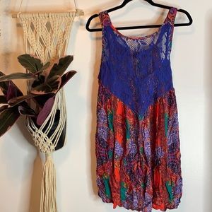 Free People Intimately count me in trapeze lingerie chemise dress tunic